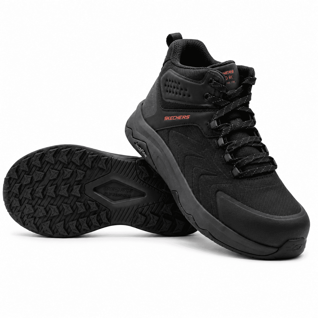 Safety Shoes – Skechers Work Arch Fit SR Bensen Composite Toe 200159-BKRD