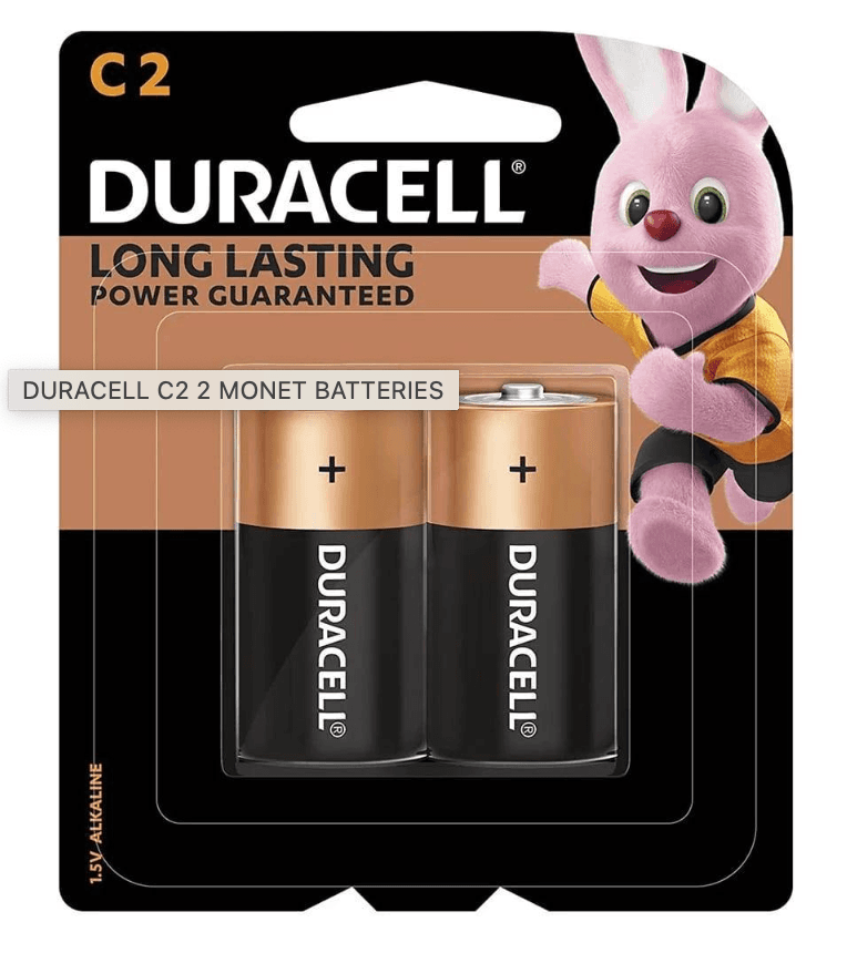 Duracell C2 Batteries 2 Count