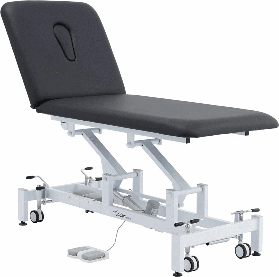 Electric Patient Examination Couch Black