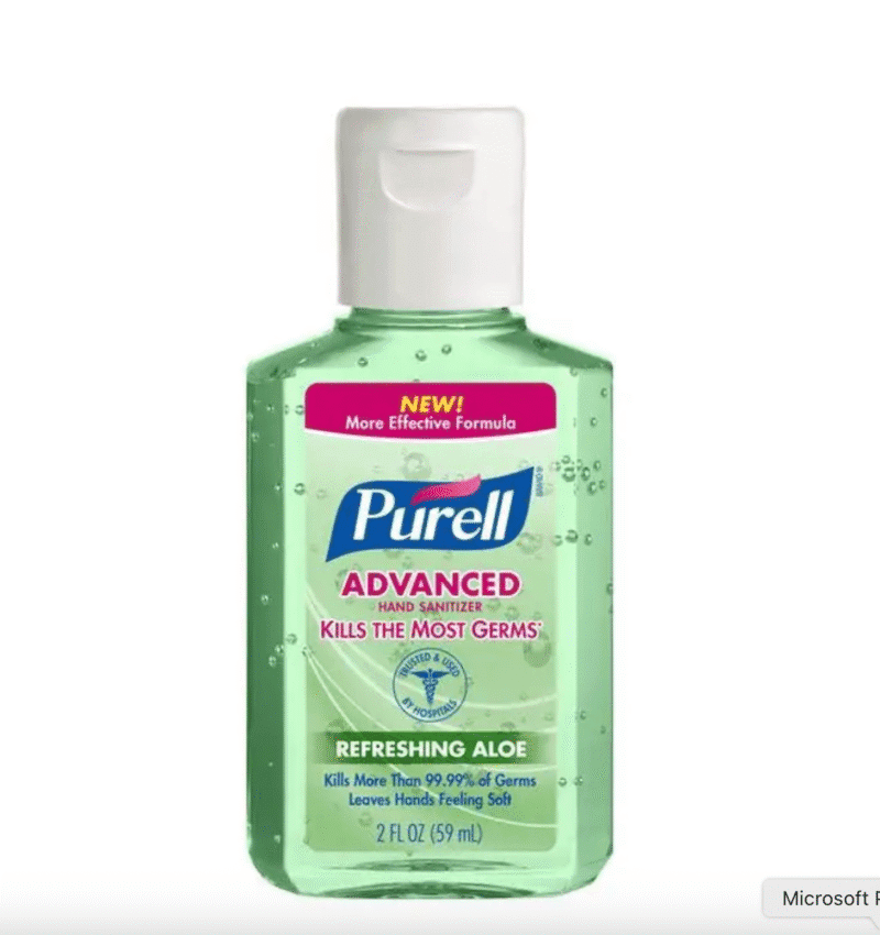 Powerful PURELL Advanced Hand Sanitizer Soothing Gel 59ml