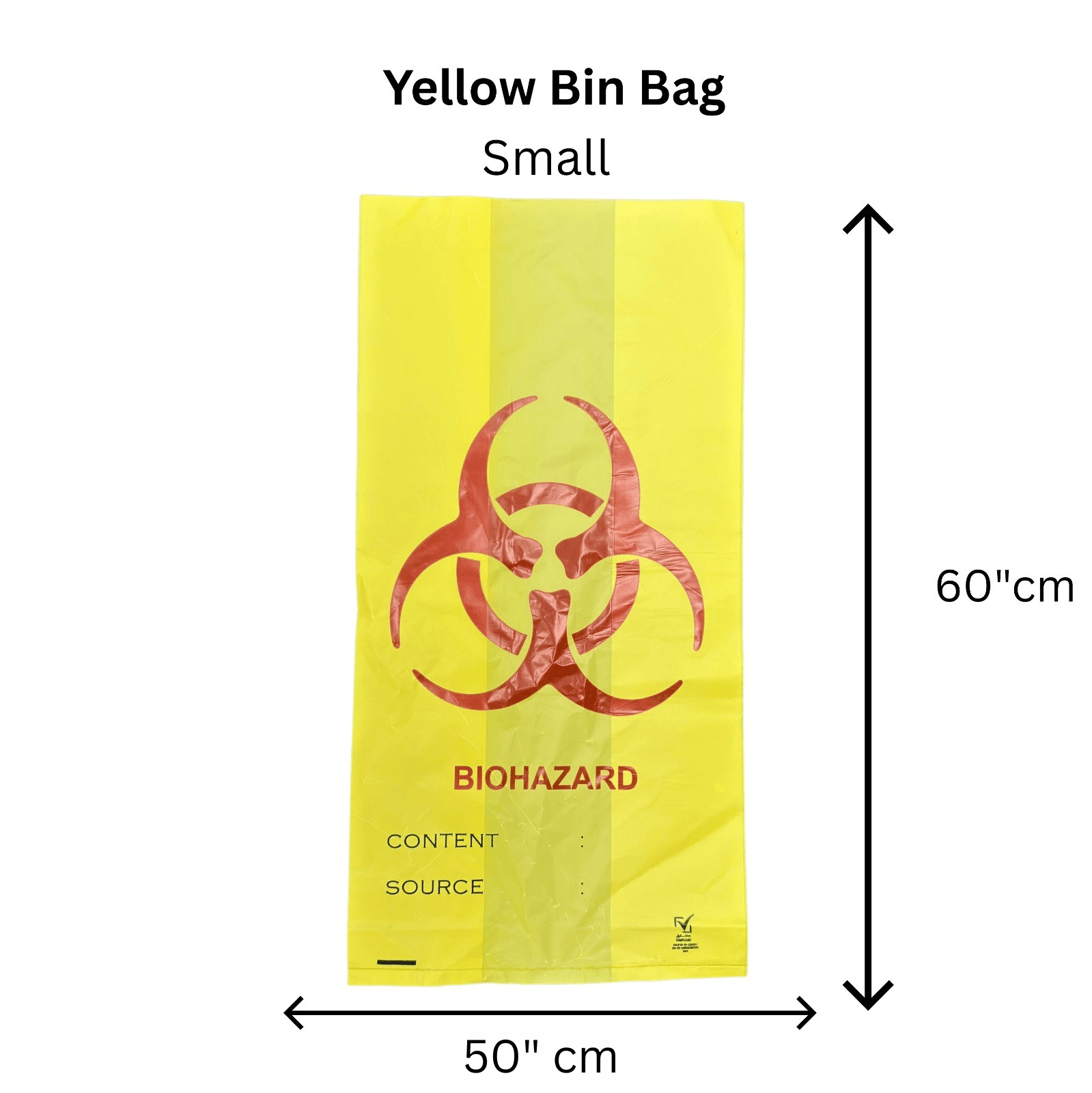 Yellow Medical Waste Bag